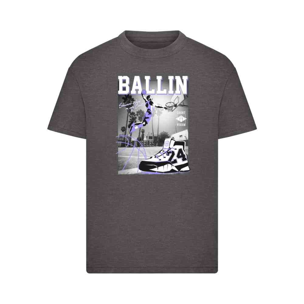 Mister Tee - Kids Ballin Hard Tshirt Enfant - Gris